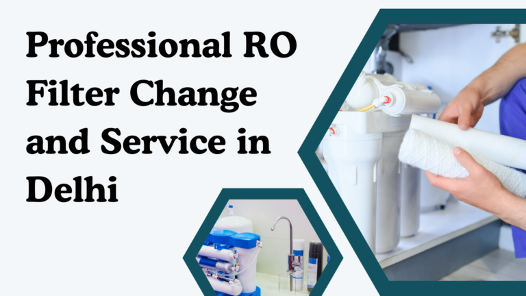 Professional RO Filter Change and Service in Delhi