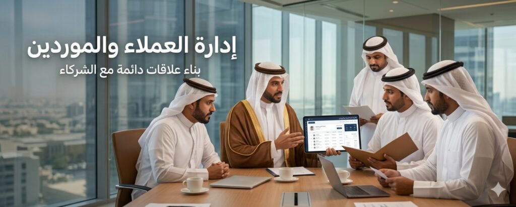 إدارة العملاء والموردين